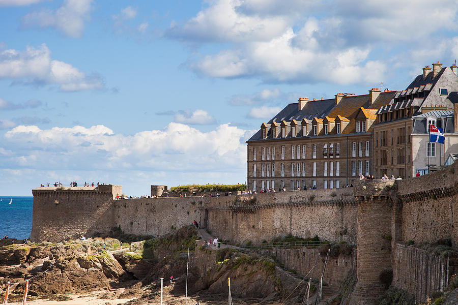 Fortress of St. Malo Photograph by W Chris Fooshee