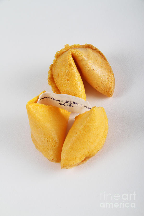 Fortune Cookies Photograph by Photo Researchers, Inc.