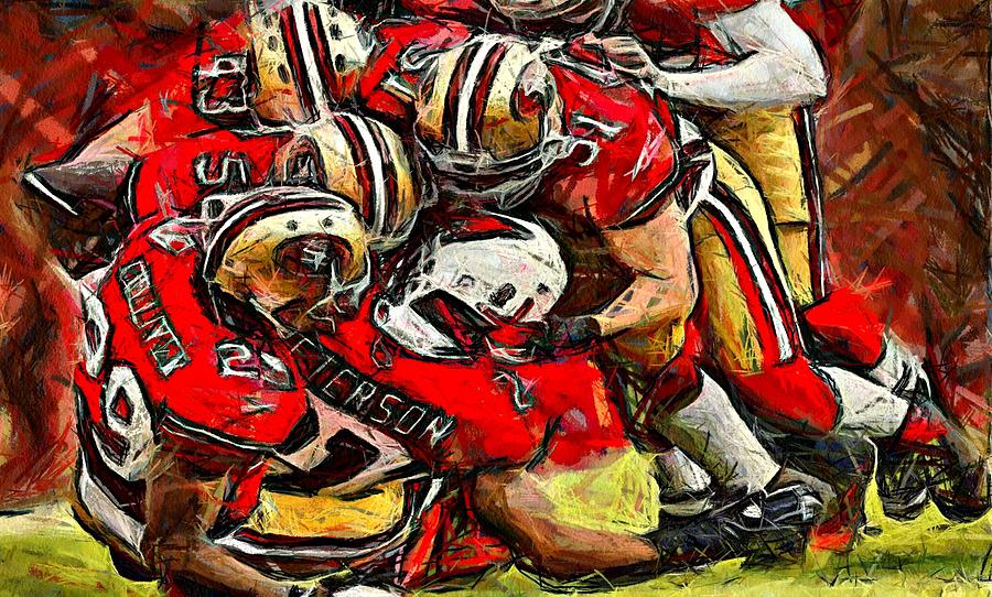 Forty Niners Digital Art by Carrie OBrien Sibley
