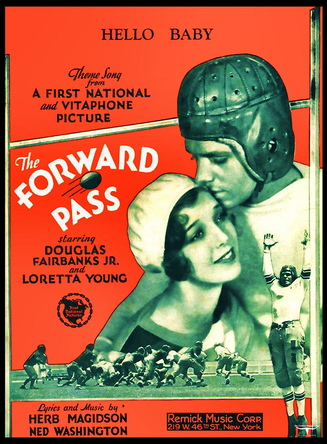 Forward Pass Sheet Music Poster - Oil Digital Art by Tommy Anderson