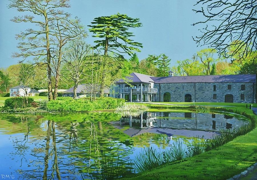 Fota Island clubhouse Painting by Rick McGroarty