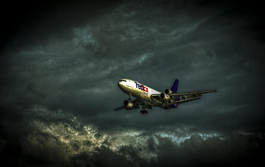 Foul Weather FedEx Photograph by Marvin Spates