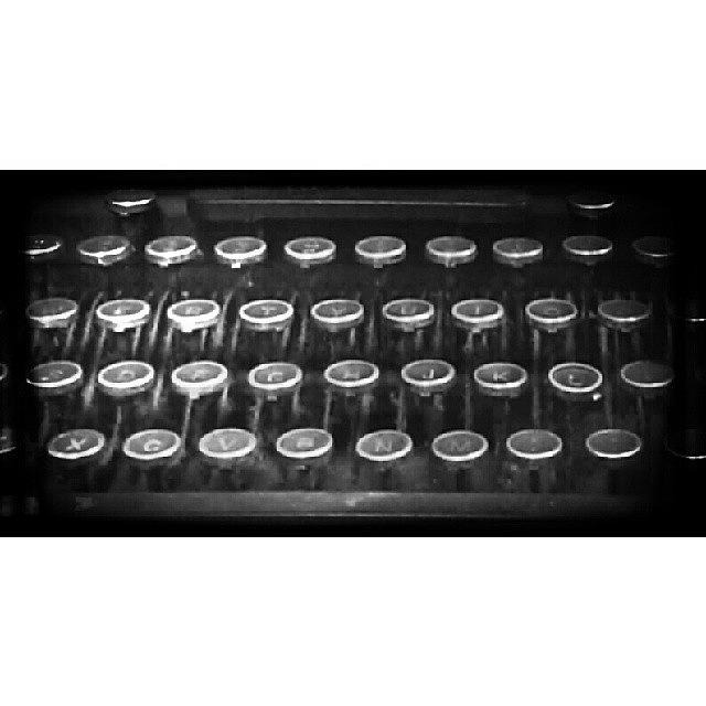 Typewriter Photograph - Found An Antique Shop I Loved by Alyssa Adams