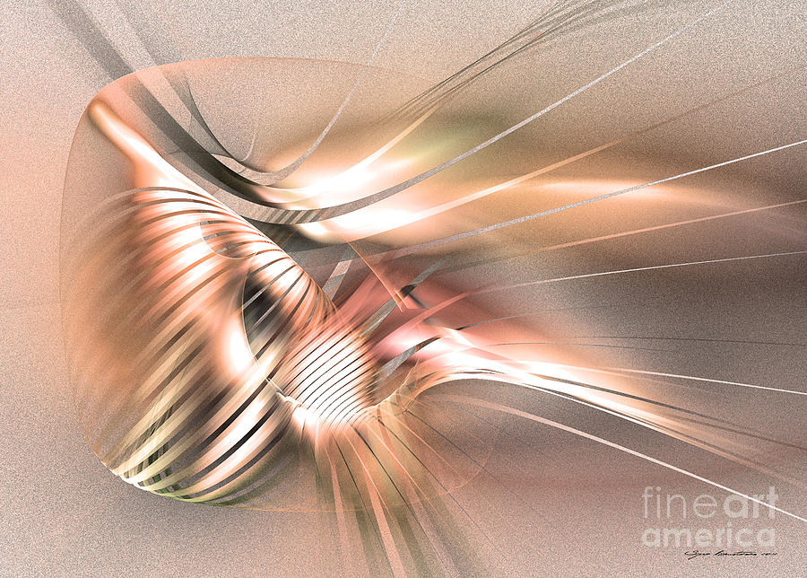 Found by Nile - Abstract art Digital Art by Sipo Liimatainen