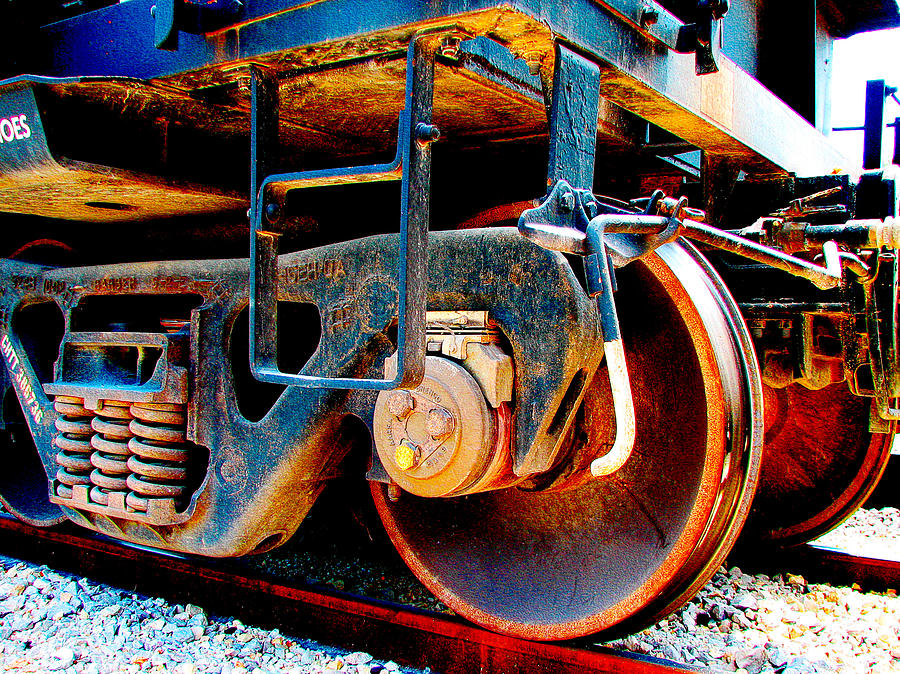 Train Photograph - Foundation 1 by Wendy J St Christopher