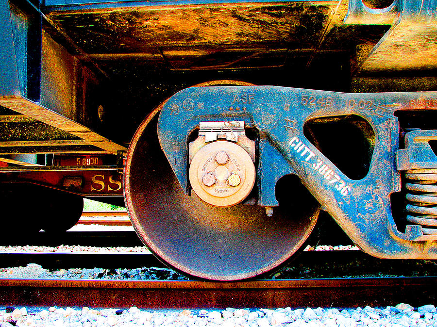 Train Photograph - Foundation 2 by Wendy J St Christopher