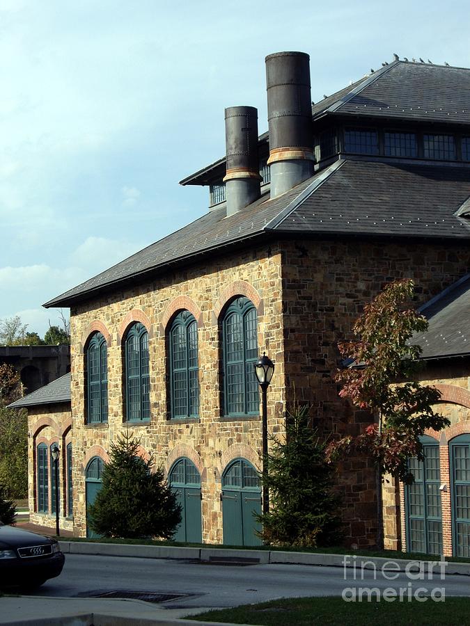 Foundry Building Architecture With Stacks Photograph by J L Carothers