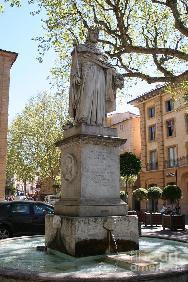 Fountain - Aix en Provence Photograph by Christiane Schulze Art And ...