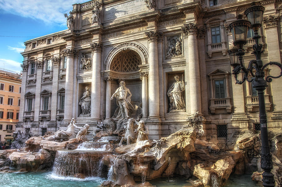 Fountain Di Trevi Rome Photograph