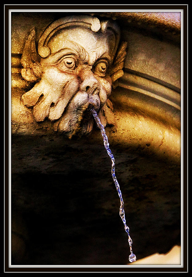 Fountain Photograph - Fountain Man by Lynn Andrews