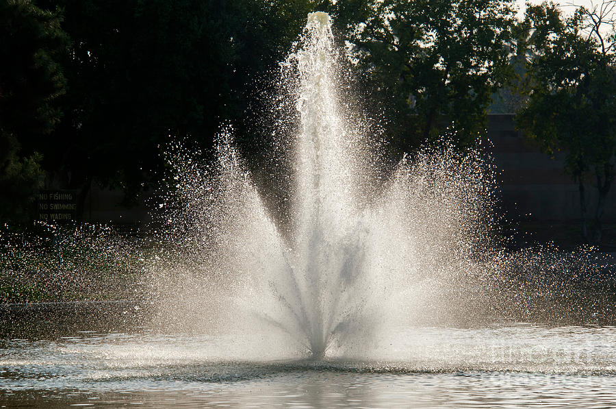 Fountain Photograph by Mark Newman