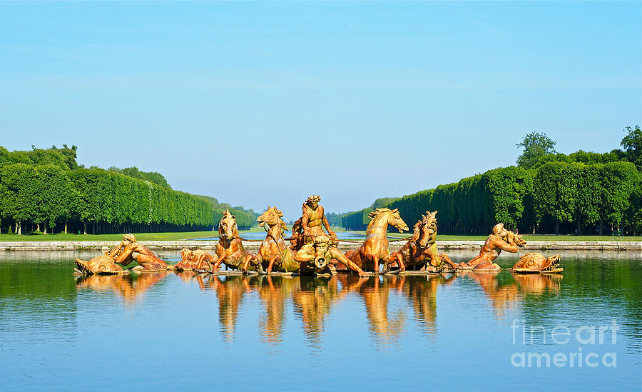 Fountain of Apollo at Versailles Photograph by Alex Cassels