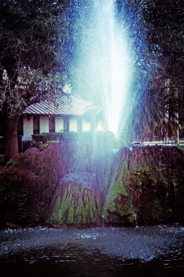 Fountain of Fury Photograph by Audrey Robillard