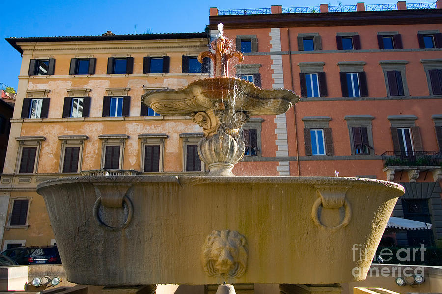 Fountain, Rome Photograph by Tim Holt