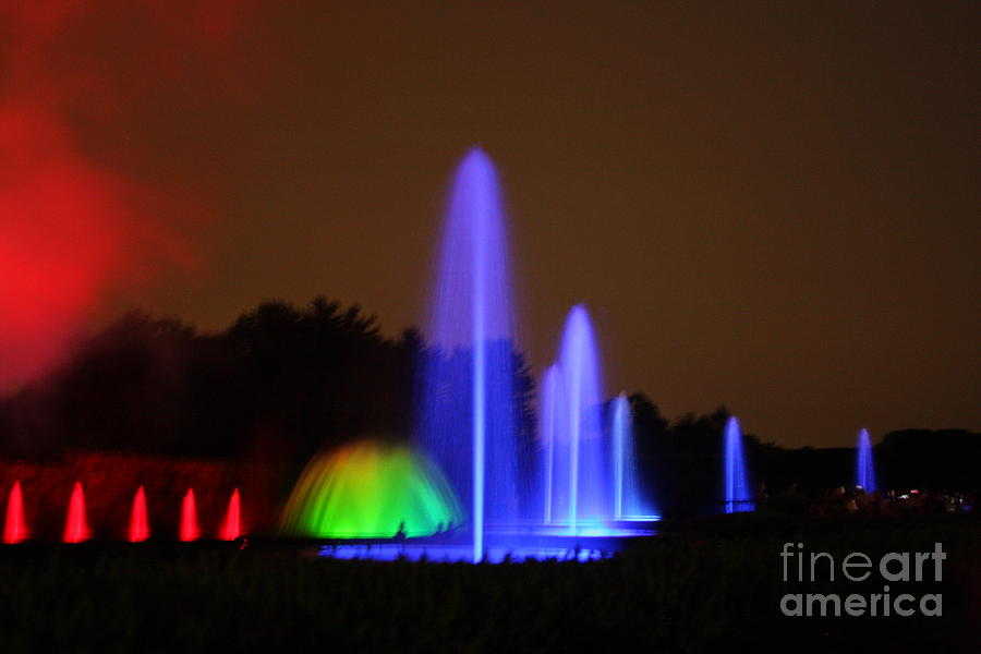 Fountain Show at Longwood Gardens Photograph by Vadim Levin