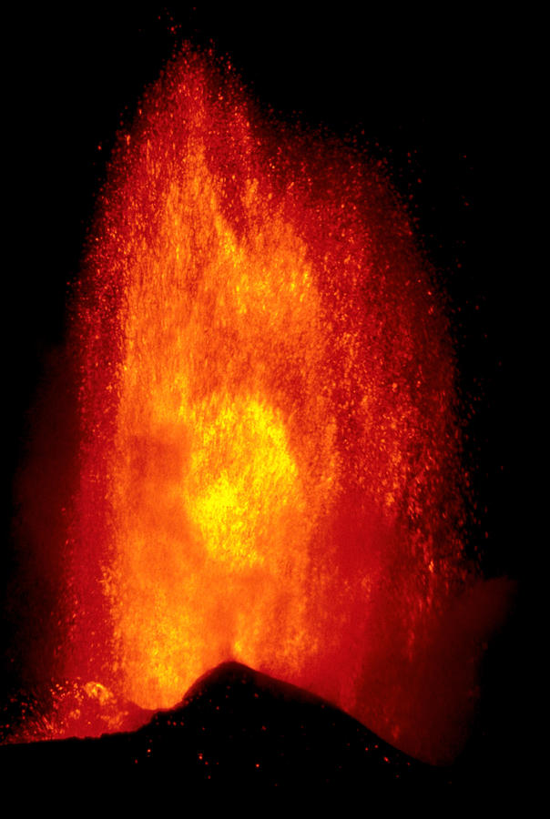 Fountaining Lava, Kilauea Photograph by Soames Summerhays