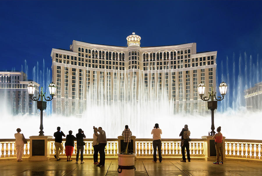 Fountains Of Bellagio, Bellagio Resort Photograph by Sylvain Sonnet