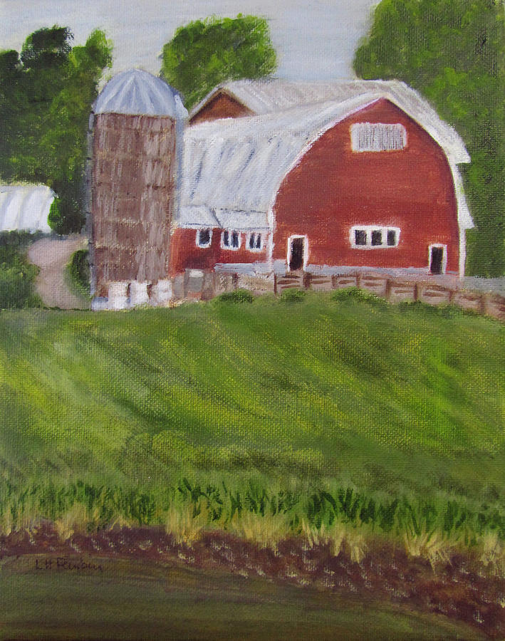 Four Corners Farm VT Painting by Linda Feinberg