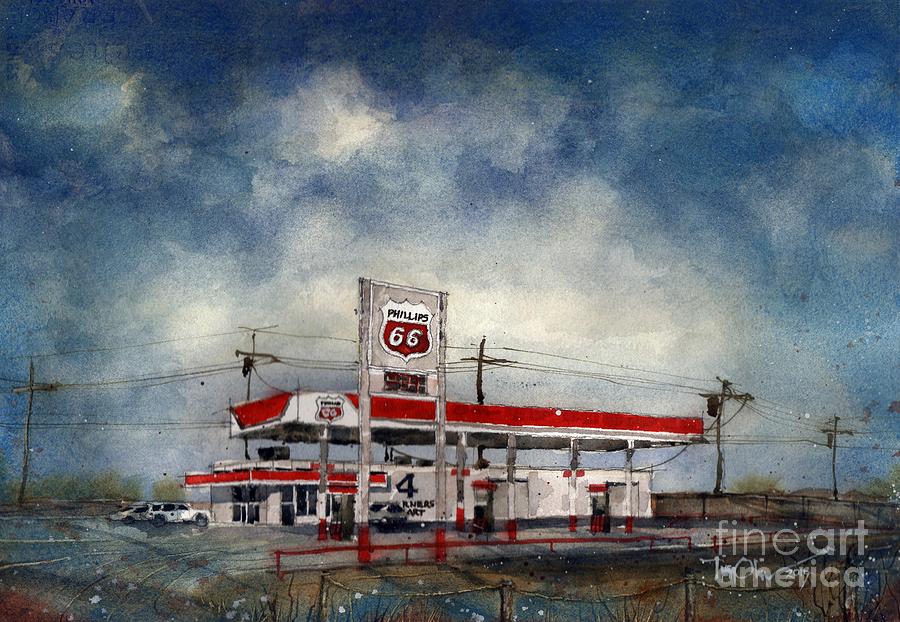 Four Corners Mart Painting by Tim Oliver