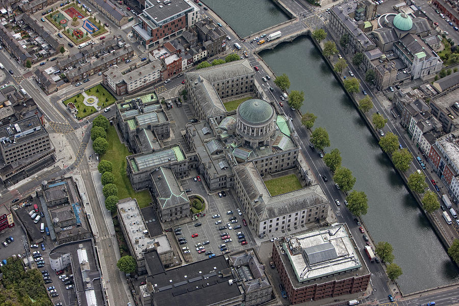 Architecture Photograph - Four Courts, Dublin by Colin Bailie
