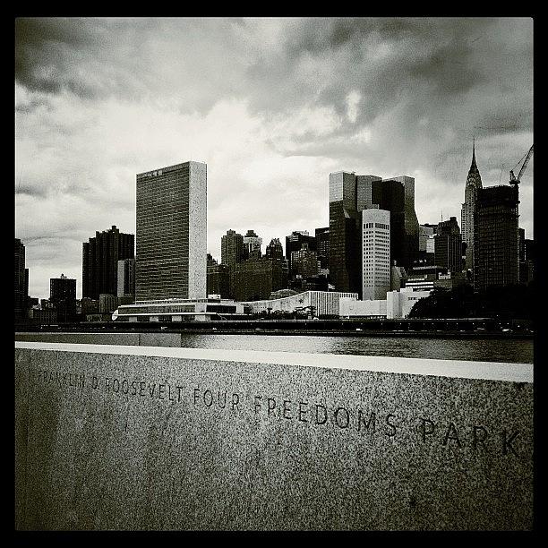 Four Freedoms Park Photograph by Randy Lemoine
