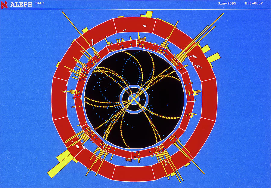 Four-jet Collision Event In Aleph Photograph by Science Photo Library Four-jet Collision Event In Aleph Photograph by Science Photo Library