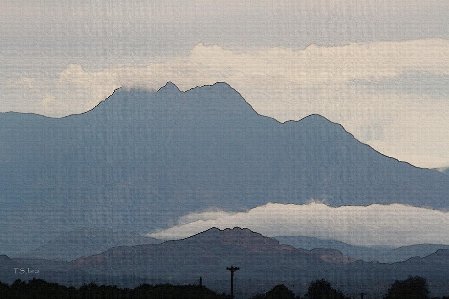 Four Peaks After A Storm Photograph by Tom Janca