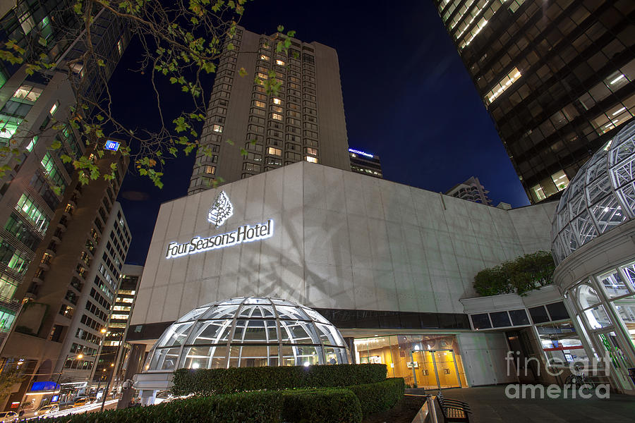 Four Seasons Hotel in Vancouver Photograph by Yuri Levchenko - Fine Art