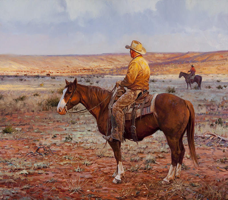 Four Sixes Morning Painting by Martin Grelle - Fine Art America