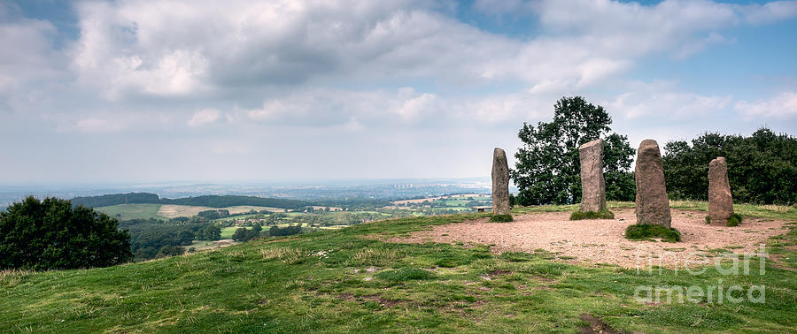 Four Standing Stones on the Clent Hills Photograph by Ann Garrett