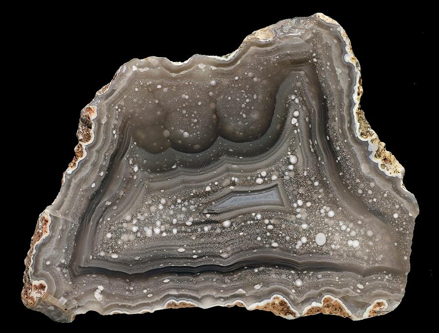 Fourth Of July Butte Agate Photograph by Natural History Museum, London/science Photo Library