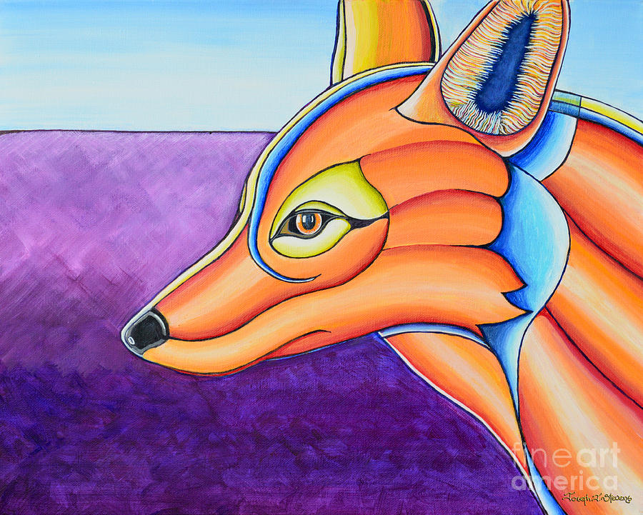 Fox 1 Painting by Joseph J Stevens