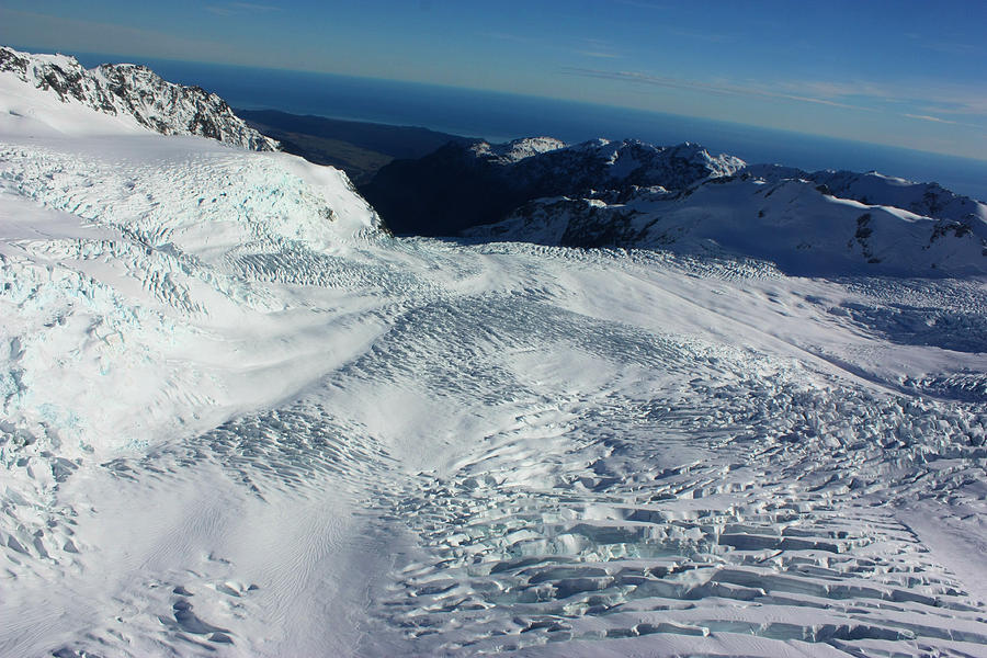 Fox Glacier Flyover Photograph by Amanda Stadther