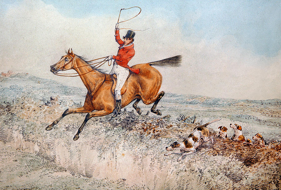 Fox hunting Painting by Henry Thomas Alken