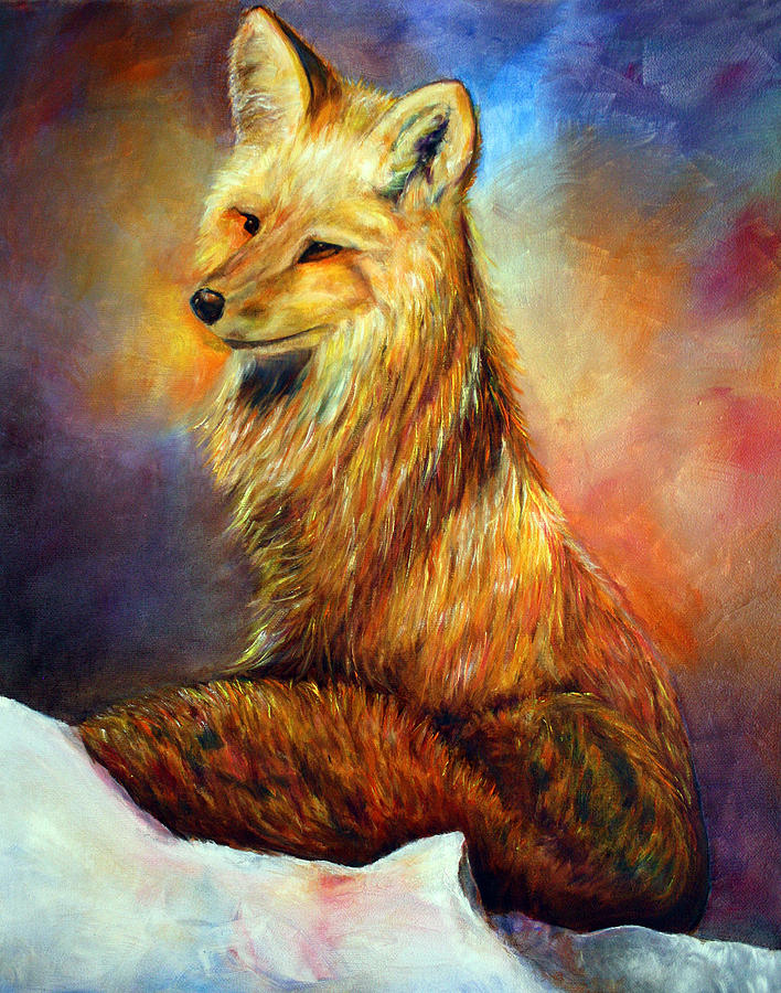 Fox Painting - Fox Fine Art Print