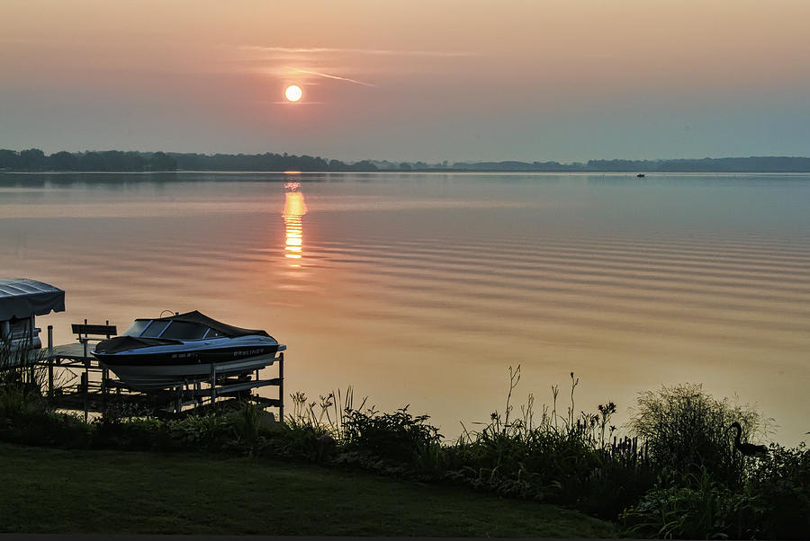 Fox Lake at Daybreak Photograph by Betty Eich