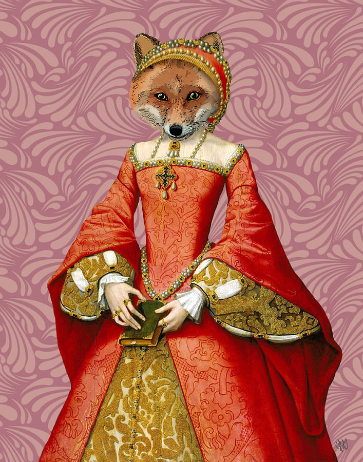 Fox Queen Digital Art By Kelly Stevens Mclaughlan Pixels 0838