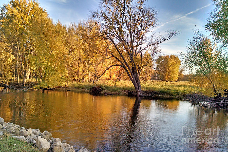 Fox River-JP2419 Photograph by Jean Plout