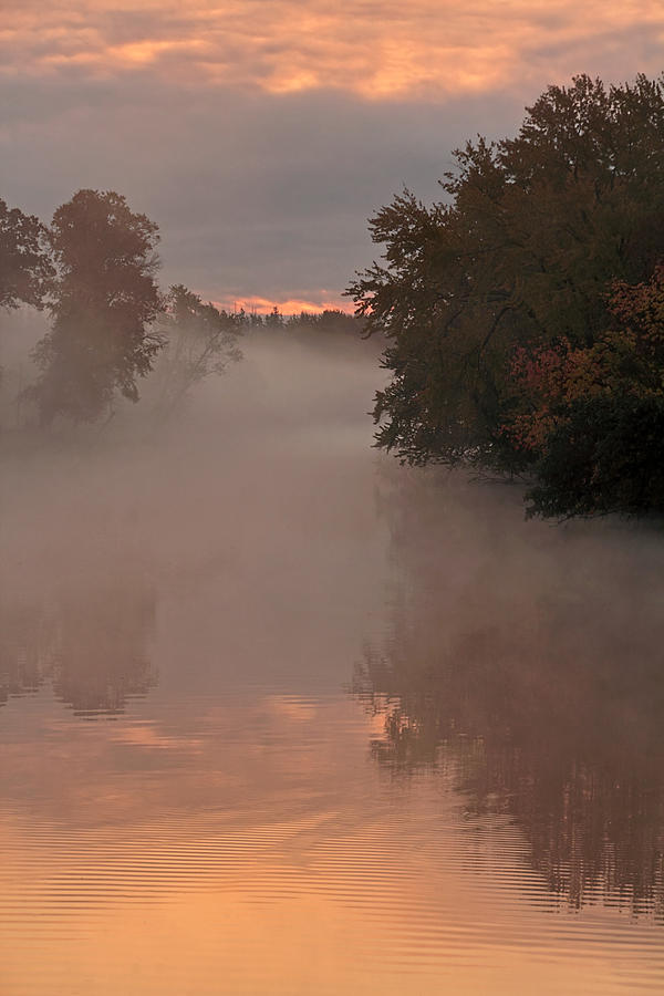 Fox River Sunrise Photograph by Theo
