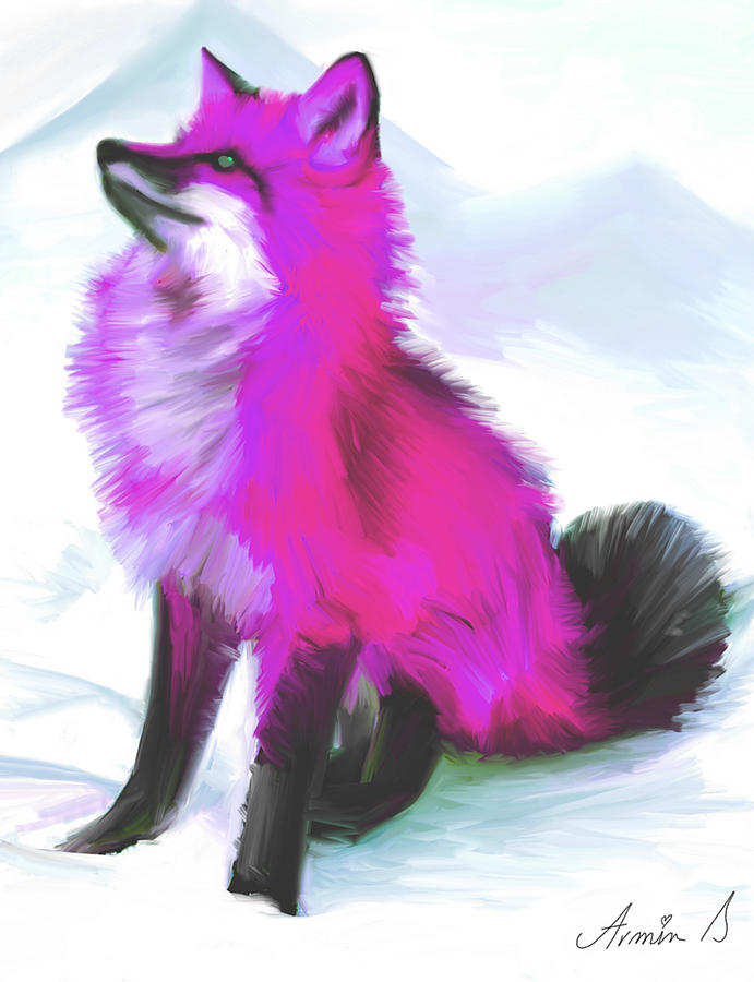 Fox Spirit Painting by Armin Sabanovic