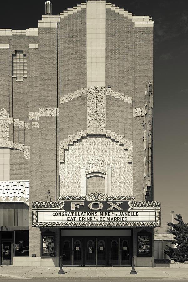 Fox Theatre Building, Hutchinson, Reno Photograph by Panoramic Images