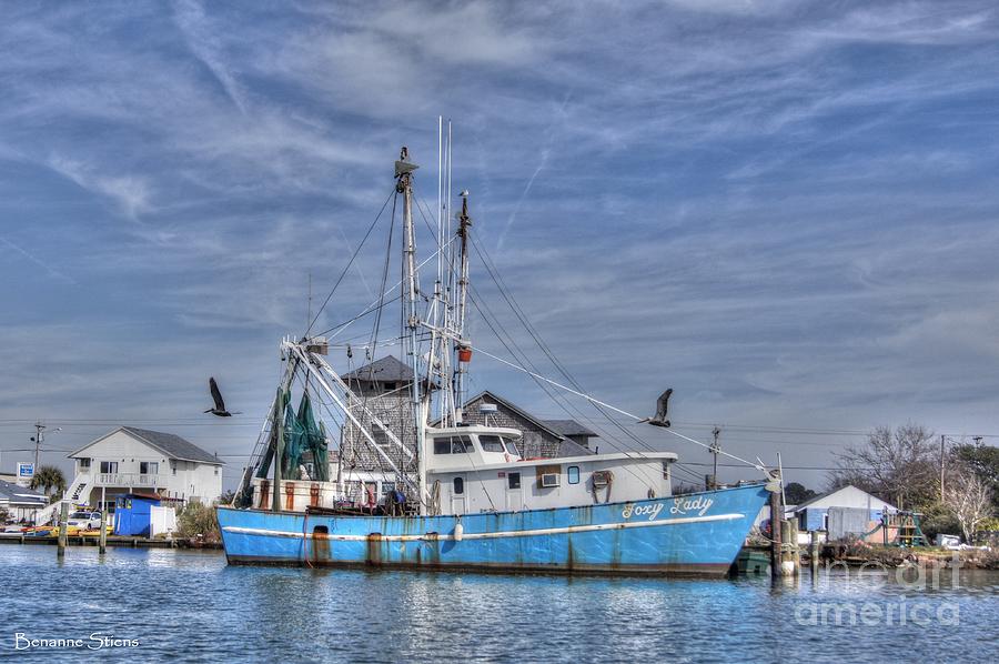 Shrimp Boat at Port Photograph by Benanne Stiens