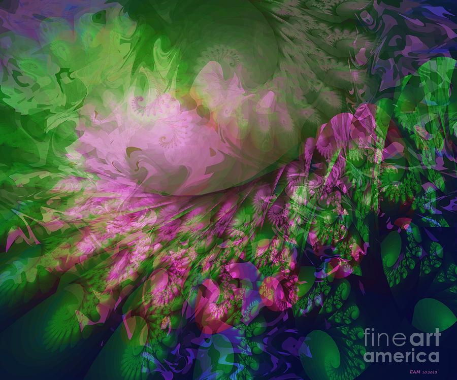 Fracta-Flora Digital Art by Elizabeth McTaggart