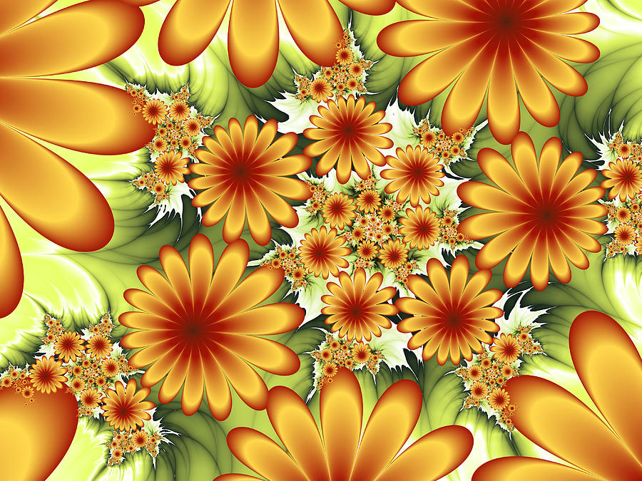 Fractal A Floral Dream Digital Art by Gabiw Art