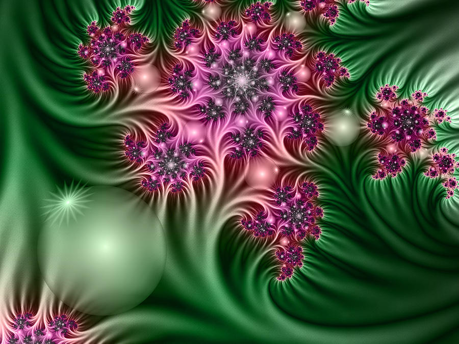 Fractal Abstract Dreamy Garden Digital Art by Gabiw Art - Fine Art America