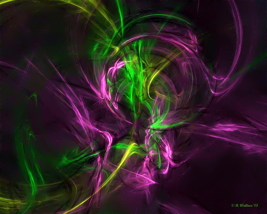 Fractal Abstract - Materialize Digital Art by Brian Wallace