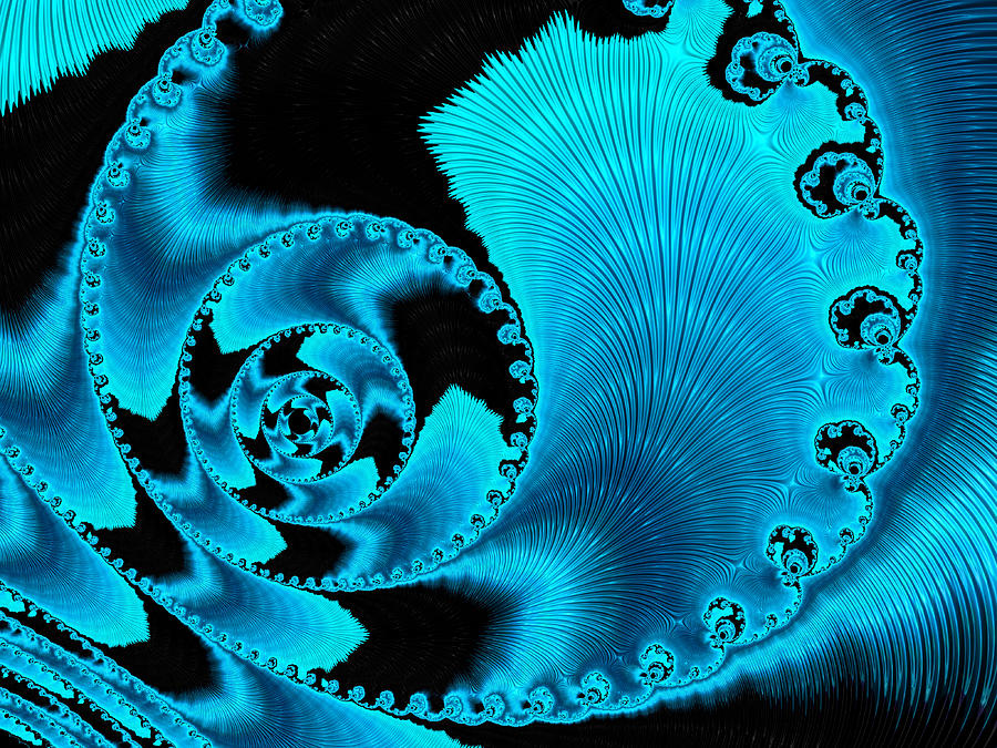 Fractal Art - Into The Deep Digital Art by HH Photography of Florida