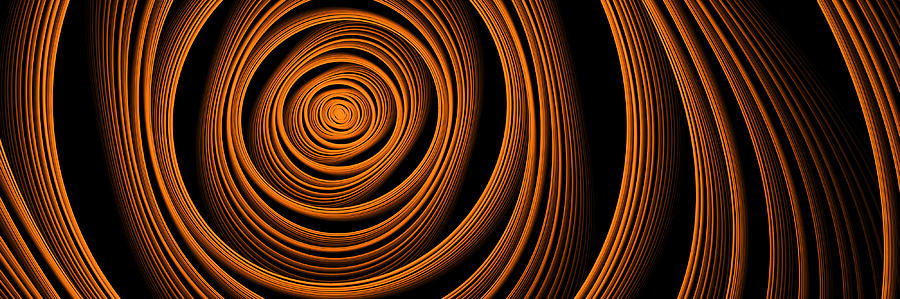 Fractal Brown Swirl Digital Art by Gabiw Art