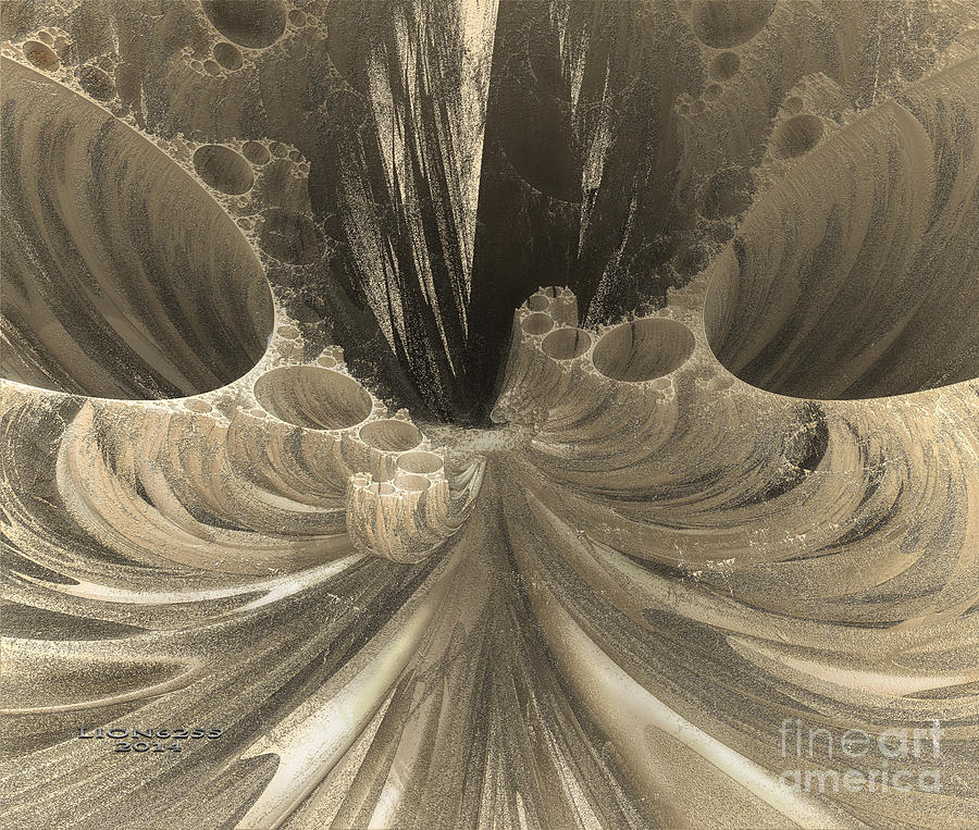 Fractal Crater Digital Art