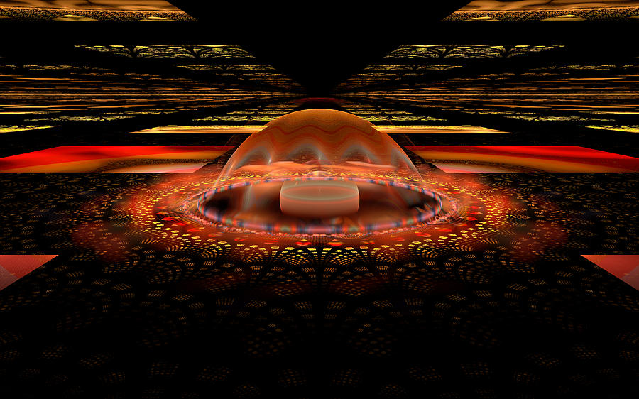 Fractal Dome Digital Art by Gary Blackman